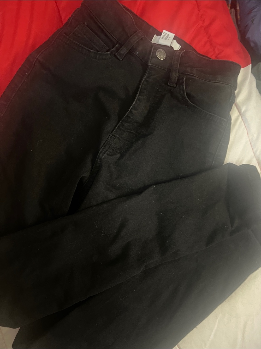 Black High Rise Skinny Jean
